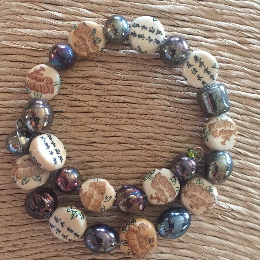 Bracelet - coiled wire to grip wrist